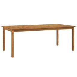 Berkfield Home 9 Piece Garden Dining Set Solid Wood Acacia in Brown - thumbnail 6