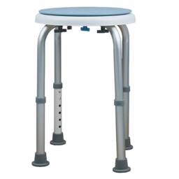 Gr8 Home Rotating Non Slip Bathroom Bath Shower Stool in Blue - thumbnail 3