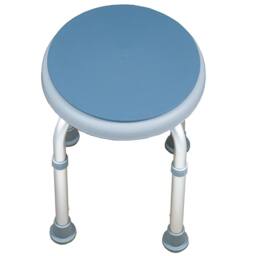 Gr8 Home Rotating Non Slip Bathroom Bath Shower Stool in Blue - thumbnail 4