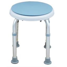 Gr8 Home Rotating Non Slip Bathroom Bath Shower Stool in Blue - thumbnail 2