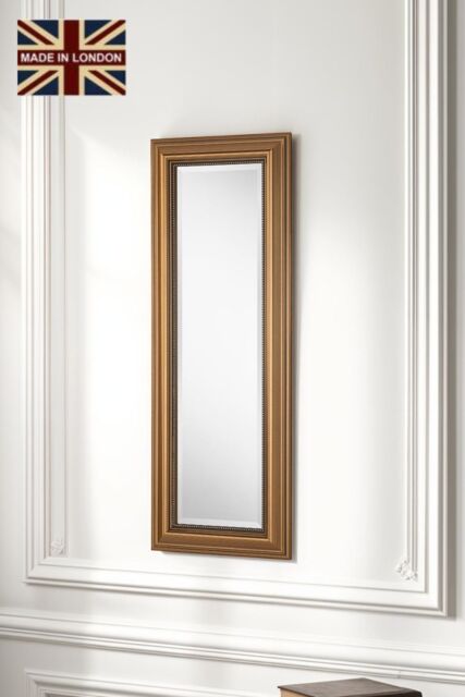 Yearn Mirrors Classic Gold Beaded Mirror 131x47cm - Size: 131x47 cm - image 1
