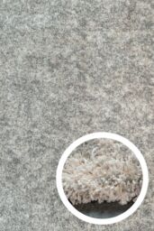 Kukoon Super Soft Mottled Tonal Silver & Grey Shaggy Living Room Area Rugs - Size: 200 cm x 290 cm - thumbnail 1