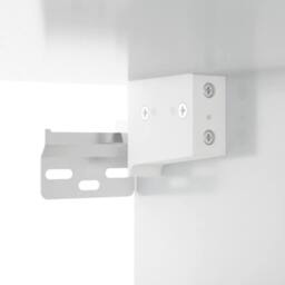 Berkfield Home Elegant Wall-mounted Bedside Cabinet High Gloss White 50x30x47 cm - Size: 50 x 30 x 47 cm - thumbnail 9