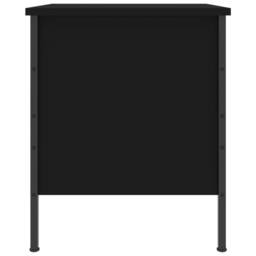 Berkfield Home Durable Bedside Cabinet Black 40x42x50 cm Engineered Wood - Size: 40 x 42 x 50 cm - thumbnail 7