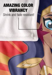 Warner Brothers Dc Superhero Girls Officially Licensed Silky Touch Super Soft Throw Blanket 152 x 127 cm in White - thumbnail 4