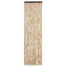 Berkfield Home Insect Curtain Beige 56x200 cm Chenille - thumbnail 1