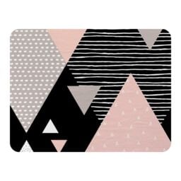 Benjamin Tate Design Triangle Geometrics Blanket in Natural - Size: 120 cm x 150 cm - thumbnail 1