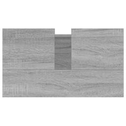 Berkfield Home Durable Bathroom Cabinet Grey Sonoma 58x33x60 cm Engineered Wood - Size: 58 x 33 x 60 cm - thumbnail 8