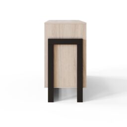 GFW Taite 3 Door 2 Drawer Sideboard in Light Oak - thumbnail 5