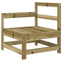 Berkfield Home 4 Piece Garden Lounge Set Impregnated Wood Pine in Brown - thumbnail 5