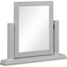 Seconique Bordeaux Dressing Table Mirror in Light Grey