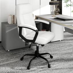 VOGREX Ergonomic Executive Office Chair in White - thumbnail 6