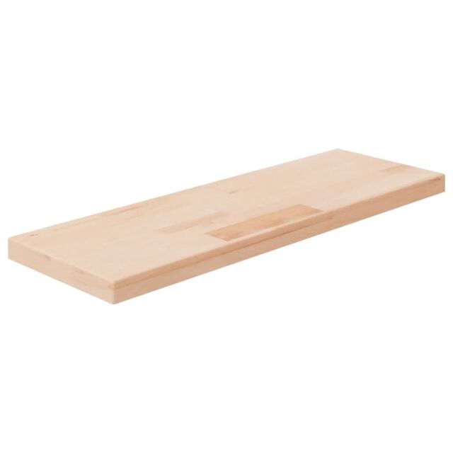 Berkfield Home Shelf Board 60x20x2.5 cm Untreated Solid Wood Oak in Brown - image 1