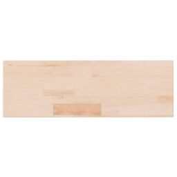 Berkfield Home Shelf Board 60x20x2.5 cm Untreated Solid Wood Oak in Brown - thumbnail 2