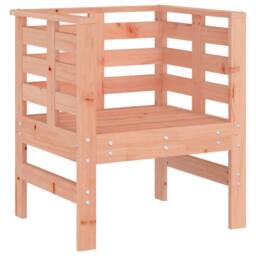 Berkfield Home Garden Chairs 2 pcs 61.5x53x71 cm Solid Wood Douglas in Light Tan - thumbnail 4