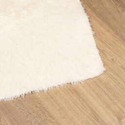 Berkfield Home Shaggy Rug High Pile NAVARRA Cream 120x170 cm Polyester - Size: Medium - thumbnail 4