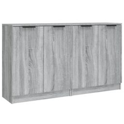 Berkfield Home Sideboards 2 pcs Grey Sonoma 60x30x70 cm Engineered Wood - Size: 60 x 30 x 70 cm - thumbnail 2