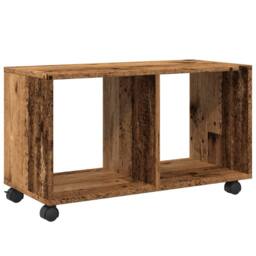 Berkfield Home Decorative vidaXL¬†Rolling¬†Cabinet¬†Old Wood 72x33x42.5 cm Engin in Brown - thumbnail 7