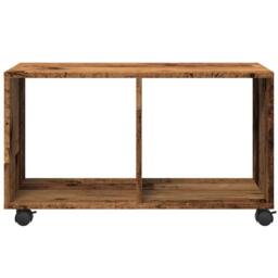 Berkfield Home Decorative vidaXL¬†Rolling¬†Cabinet¬†Old Wood 72x33x42.5 cm Engin in Brown - thumbnail 5