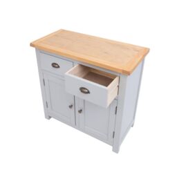 Cabinet Bits Argenta Light Grey 2 Drawer 2 Door Sideboard Brass Cup Handle - thumbnail 6