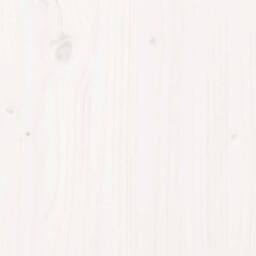 Berkfield Home Beautiful Bed Frame without Mattress White 120x200 cm Solid Wood Pine - Size: Small Double - thumbnail 8