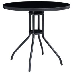 Berkfield Home 5 Piece Bistro Set Black & Anthracite - thumbnail 2
