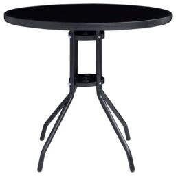 Berkfield Home 5 Piece Bistro Set Black & Anthracite - thumbnail 3