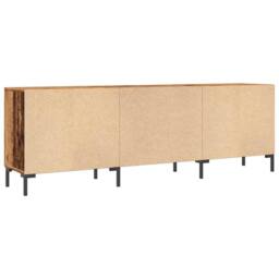 Berkfield Home TV Cabinet Old Wood 150x30x50 cm Engineered Wood in Brown - Size: 150 x 30 x 50 cm - thumbnail 7