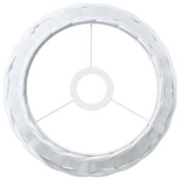 Berkfield Home Ceiling Lamp Shade White √ò25x17 cm Wicker - Size: 25x17 cm - thumbnail 5