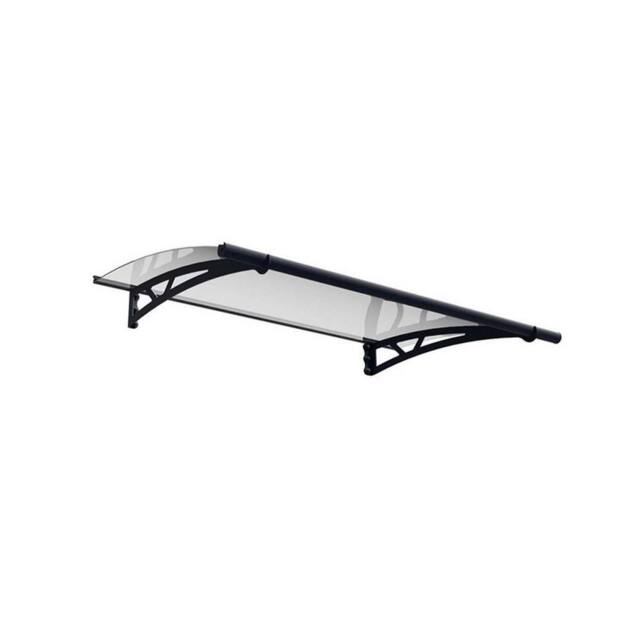 Palram Patio Cover Altair Door Awning Canopy 1500 Clear - L150.5 cm - Grey - image 1