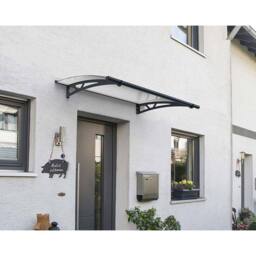 Palram Patio Cover Altair Door Awning Canopy 1500 Clear - L150.5 cm - Grey - thumbnail 2