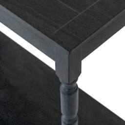 Lemon Pavilion Furniture and Decor Contour Collection Console Table - Wood - L35 x W80 x H80 cm - Black - thumbnail 3