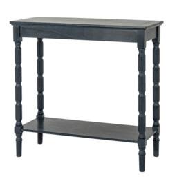 Lemon Pavilion Furniture and Decor Contour Collection Console Table - Wood - L35 x W80 x H80 cm - Black - thumbnail 1