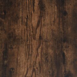 Berkfield Home Dining Table Smoked Oak 120x60x76 cm Engineered Wood in Brown - Size: 120 x 60 x 76 cm - thumbnail 6