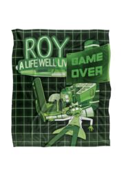 Warner Brothers Rick & Morty Officially Licensed Silky Touch Super Soft Throw Blanket 152 x 127 cm in White - thumbnail 1