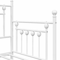 Berkfield Home Daybed Frame White 80x200 cm Steel - thumbnail 8