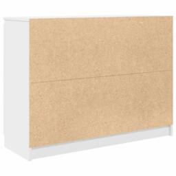 Berkfield Home Sideboard with Drawers White 100.5x35x76 cm Engineered Wood - thumbnail 8