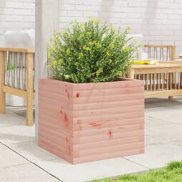 Berkfield Home Garden Planter 50x50x45.5 cm Solid Wood Douglas in Natural - thumbnail 3
