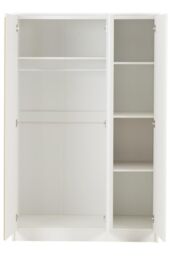 Seconique Malvern 3 Door Wardrobe Bedroom Set in White - thumbnail 3