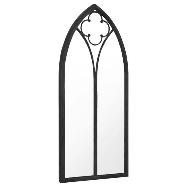 Berkfield Home Mirror Black 70x30 cm Iron for Indoor Use - image 1