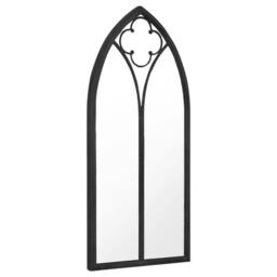 Berkfield Home Mirror Black 70x30 cm Iron for Indoor Use