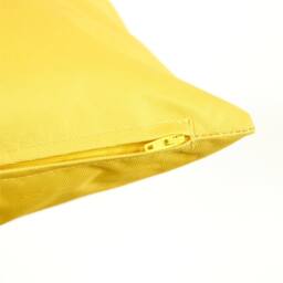 icon Indoor Outdoor Cushion Set of 2 Slate Grey Water Resistant Cushions in Yellow - Size: 43 cm x 43 cm - thumbnail 5