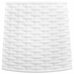 Berkfield Home Christmas Tree Skirt White √ò65x23 cm Plastic - Size: 65x23 cm - thumbnail 5