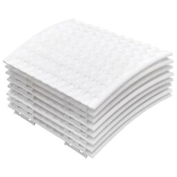 Berkfield Home Christmas Tree Skirt White √ò65x23 cm Plastic - Size: 65x23 cm - thumbnail 3
