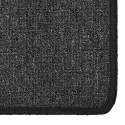 Berkfield Home Elegant Carpet Runner Anthracite 50x250 cm in Charcoal - Size: 100 cm diameter - thumbnail 1