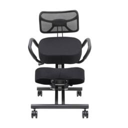 KORVIXA Ergonomic Posture Orthopaedic Stool Office Seat in Black - Size: 100 cm x 100 cm