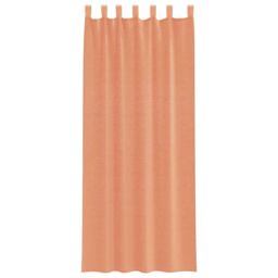 Berkfield Home Voile Curtains with Rod Pockets 2 pcs Terracotta in Brown - thumbnail 4