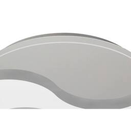Netlighting Jersey Ceiling 20W LED Round 3000K 1800lm Chrome Opal White Glass in Grey - thumbnail 5