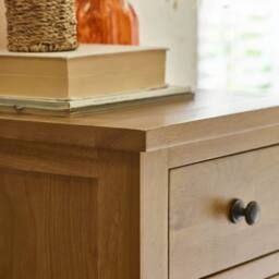 Cheshire Premium Kingsley 7 Drawer Chest - Oak in Brown - thumbnail 4