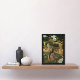 "Artery8 Temptations of Saint Anthony Bosch Framed Wall Art Print - Size: W12"" x H16""" - thumbnail 4
